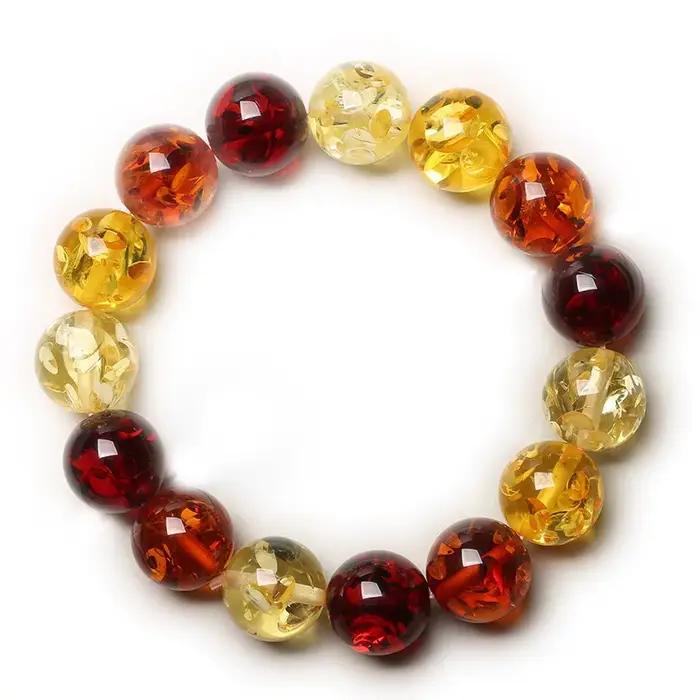 Bracelet en ambre naturel, charmant et à la mode, bijoux personnalisés, luxueux, pour fille, mascott