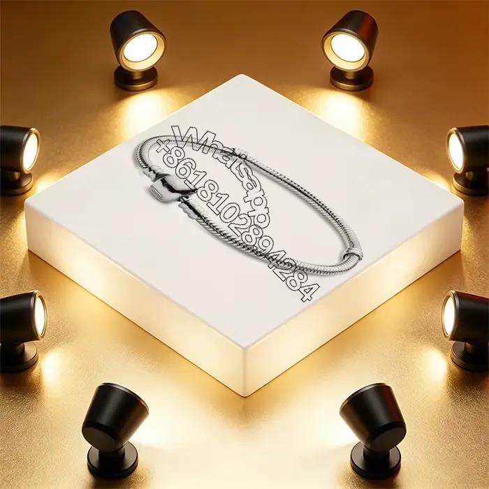 Le nouveau bracelet en argent 925 de DYAI est charmant pour les femmes. Designs en forme de cœur ada