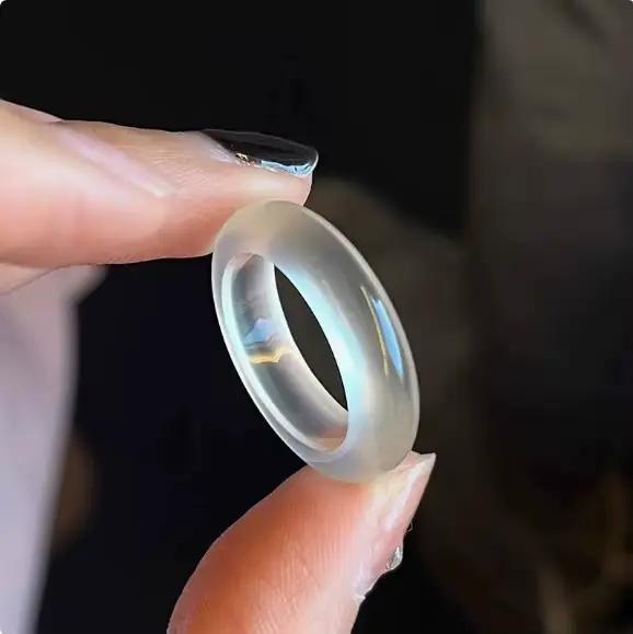 Bague en Agate Naturelle pour Femme, Bijou Élégant, Cadeau, Pierres Énergétiques de Guérison, Agate 