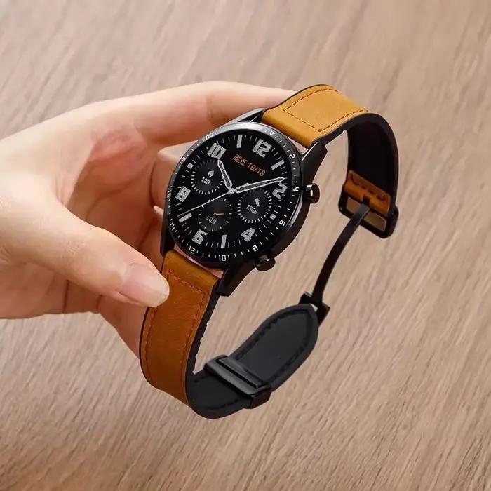 Bracelet en cuir + Silicone pour Omega X Swatch Joint MoonSwatch planète Bracelet de montre Bracelet