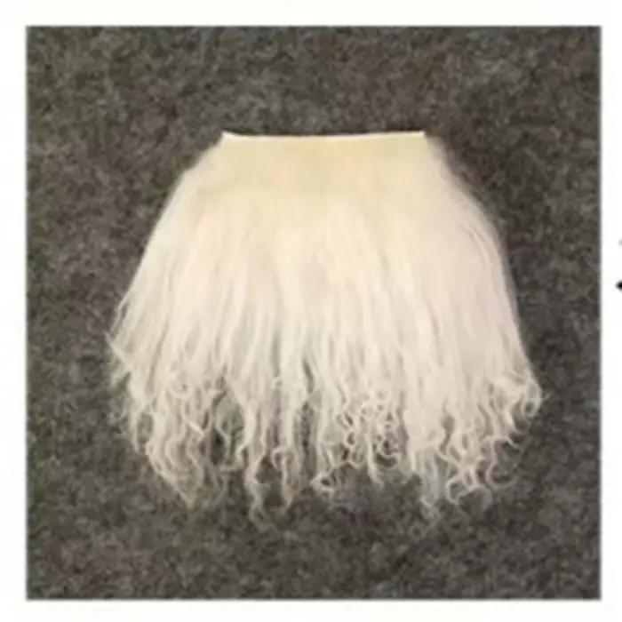 BJD SD Blyth-Extensions de Cheveux Créatifs en Peau de Mouton, Fourrure d'Agneau, Perruques de Poupé