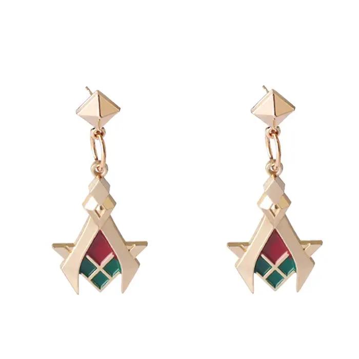 Sumeru Kaveh Eardrops Anime Boucles d'oreilles pour femmes, Boucles d'oreilles, Accessoires de cospl