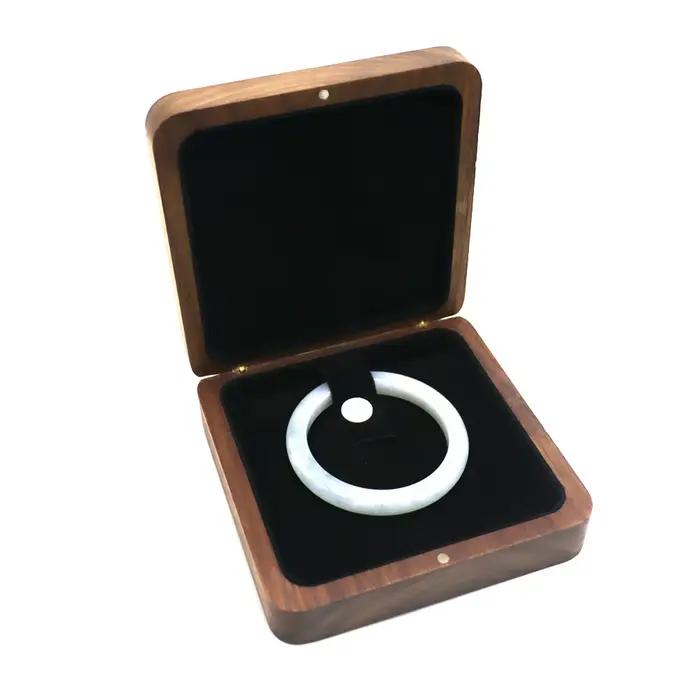 Boîte à bijoux exquise pour femme, présentoir à couvercle rabattable pour bracelets et accessoires, 