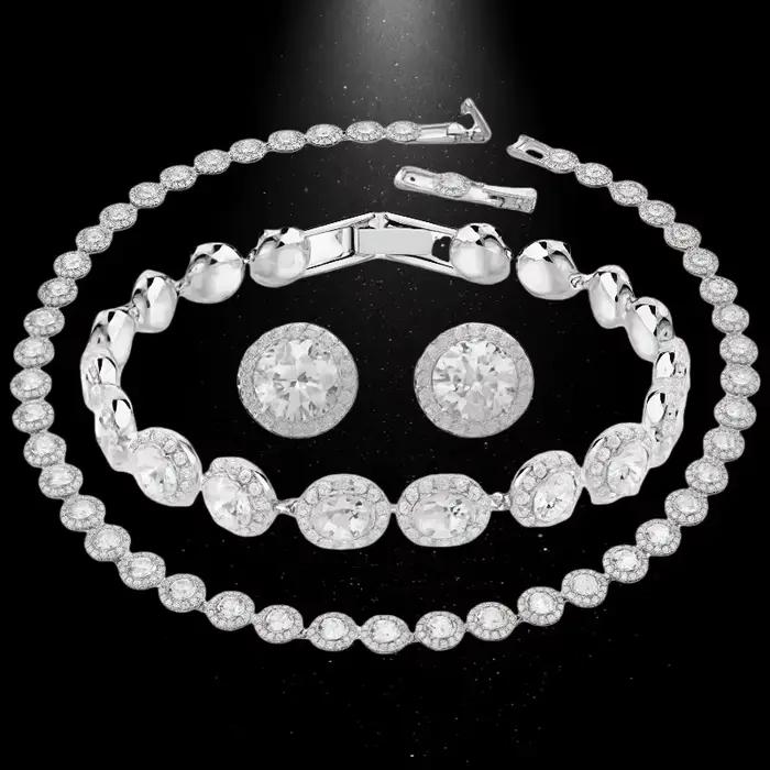 Nouvelle collection 2026 : Ensemble de bijoux S925 tendance (collier, pendentif, bracelet) – Modèle 