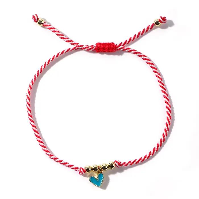 Go2boho 2024 Martis bijoux élégants plaqué or 18 carats perle cuivre coeur pendentif grec mars Brace