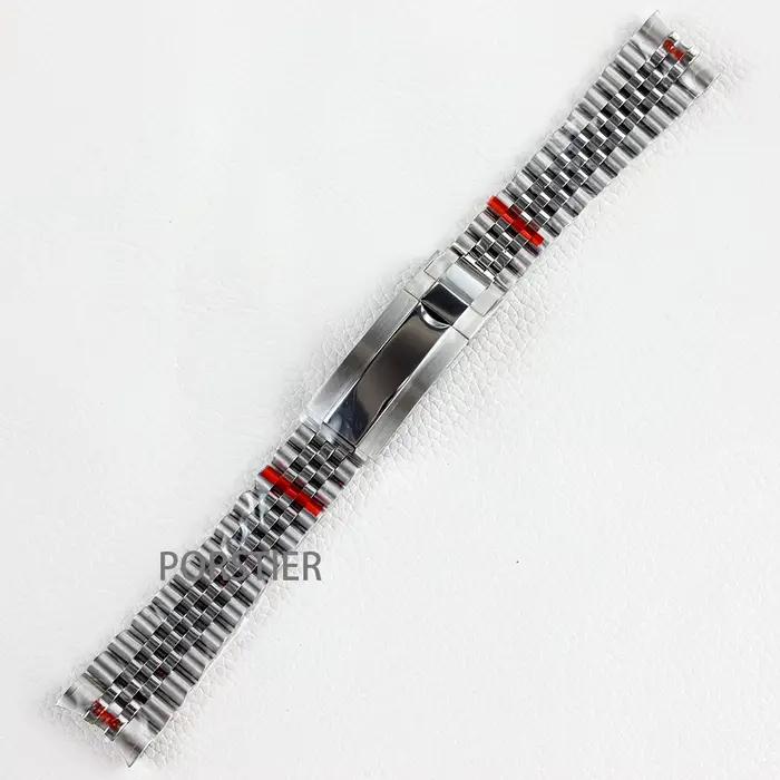 Oyster 20mm Bracelet jubilé Bracelet en acier inoxydable de haute qualité Bracelet de montre pour jo