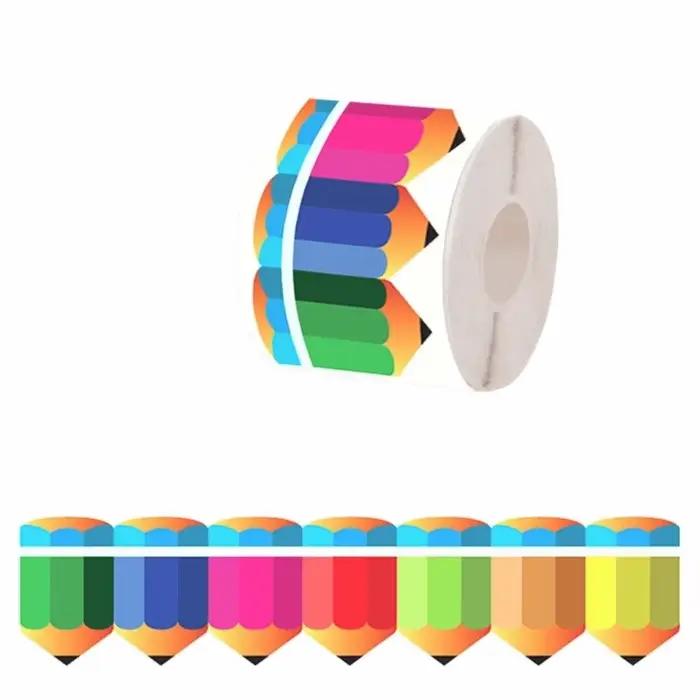 1 rouleau créatif auto-adhésif tableau bordure crayon papier bordure papier bricolage 7cm bordure sa