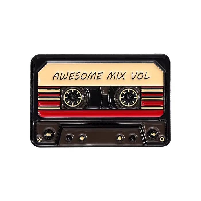 Broches en émail pour Cassette de musique rétro des années 80 et 90, bande nostalgique, meilleurs br