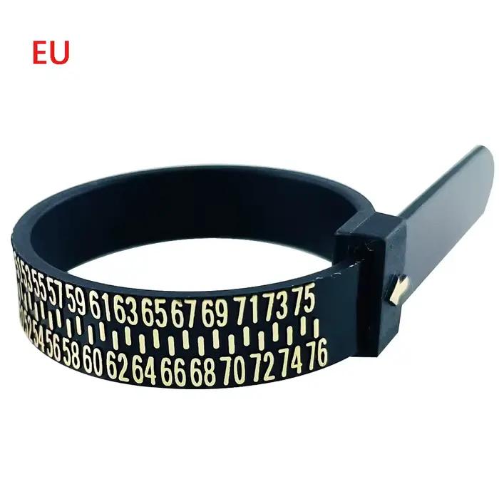 Jauge de mesure de bague UK/US, jauge de mesure de doigt officielle britannique/américaine pour homm