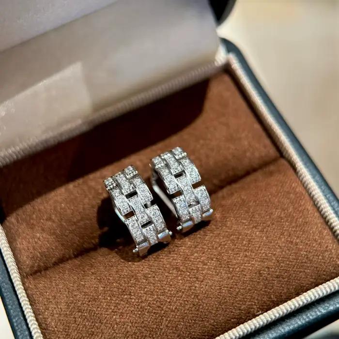 Musla offre spéciale nouveau pur 925 bijoux en argent Sterling chaîne boucles d'oreilles Design de l