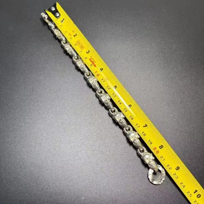 Mode tibétain argent Transport bénédiction de dieu crâne Bracelet Fortune éloigner les mauvais esprits hommes femmes cadeau personnalisé