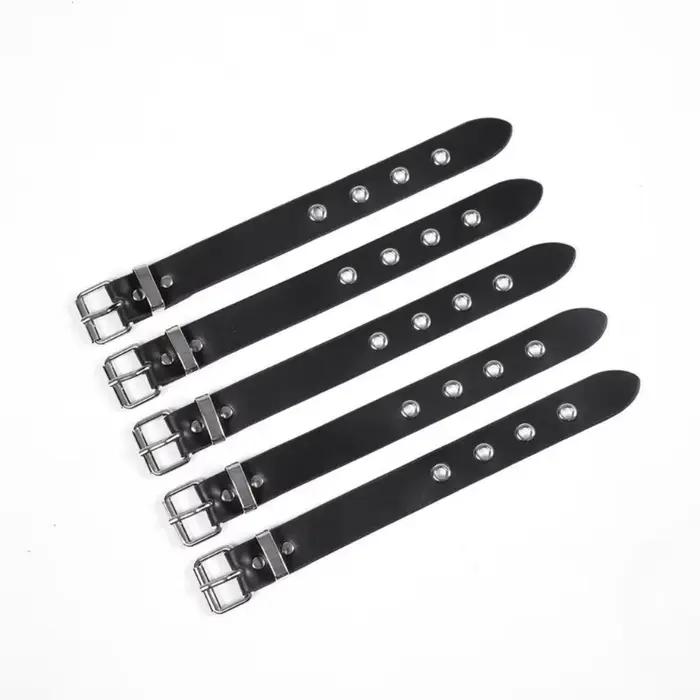 Cool Punk Bracelets hommes femmes rétro Bracelet réglable poignet ceinture boucle Styles manchette Bracelet pour fête Club usage quotidien