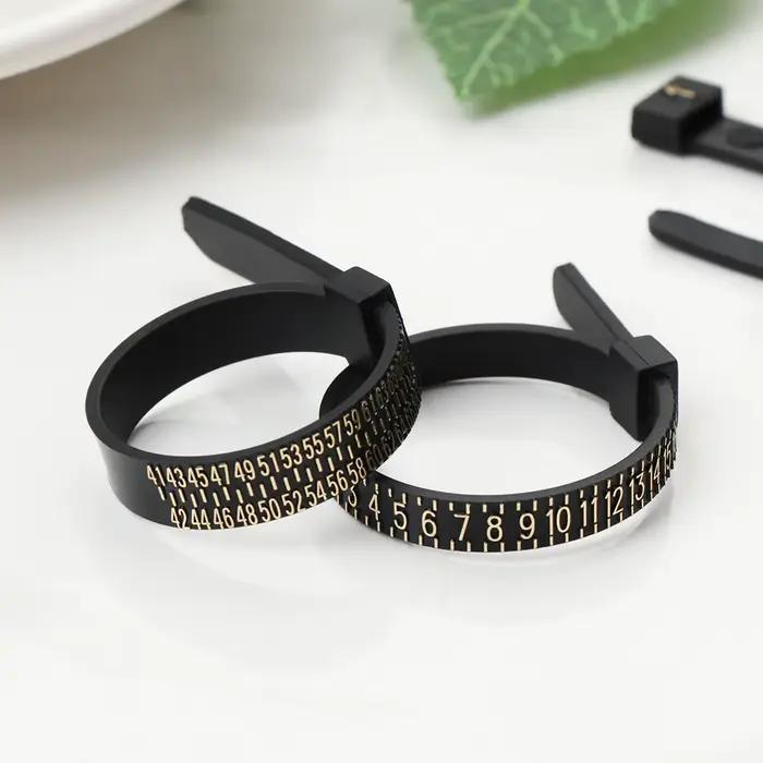 Taille de bague UK/US Officiel Britannique/Américain Doigt Mesure Jauge Hommes et Femmes TANA-Z Bijoux Accessoire Outils