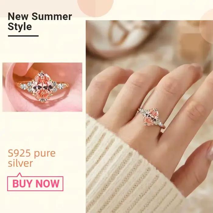 Bague rétro Parraca rose et orange - Bague de mariage en corde torsadée en spirale - Mignonne pour les femmes - Convient pour le mariage
