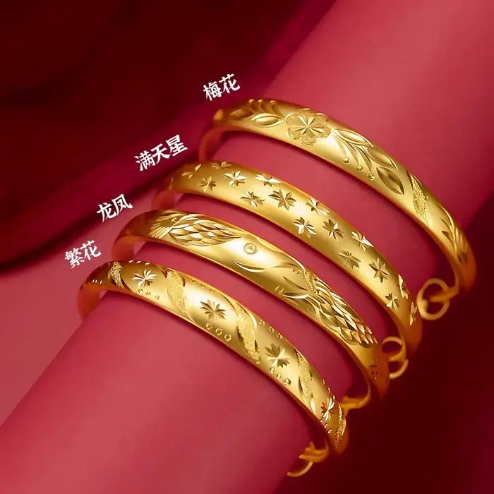 Bracelet Original en Or 18K pour Femme, Pierres Précieuses Naturelles, Bijoux de Haute Qualité, pour ixet Mariage