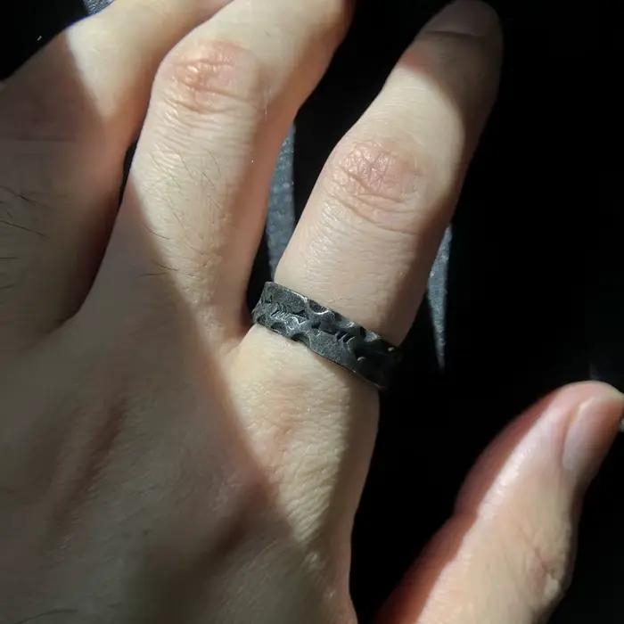 Bague gothique à Motifs Vintage amérindiens, anneau ouvert réglable pour hommes et femmes, bijoux en alliage faits à la main, accessoires cadeau