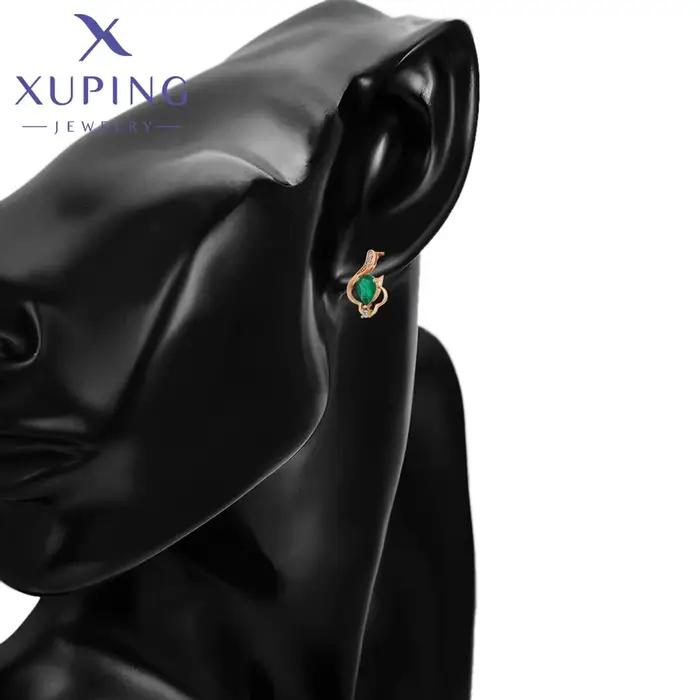 Xuping-Ensemble de bijoux simples pour femmes, bague et boucle d'oreille à la mode, PRTwo Pieces, Promotion, ZBS677