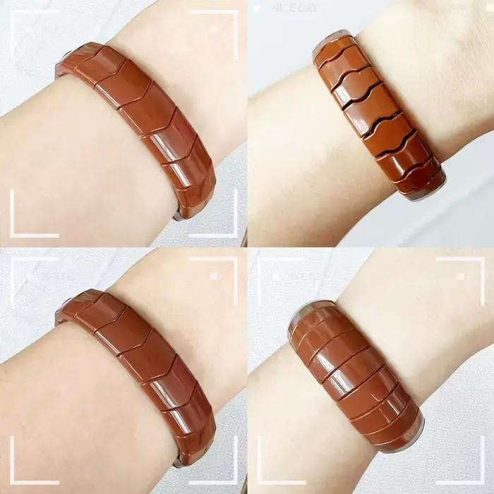 Bracelet/collier d'énergie de Tourmaline multicolore et multi-style, attelle Anti-rayonnement de physiothérapie de santé de mode de pierre d' Germanium