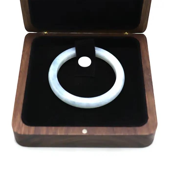 Boîte à bijoux exquise pour femme, présentoir à couvercle rabattable pour bracelets et accessoires, outil de présentation pour comptoir de magasin, boîte cadeau pour colliers de couple