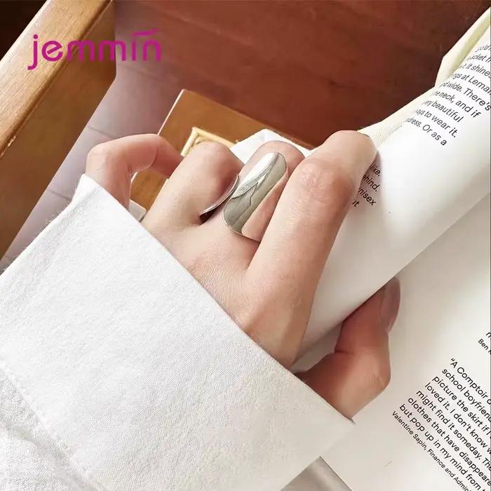 Bagues élégantes en argent Sterling 925 véritable pour femmes et filles, accessoires d'anniversaire, à porter avec élégance