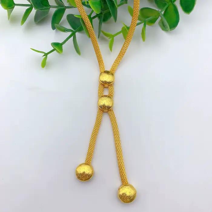 Ensembles de bijoux de mariée indiens de luxe pour femmes, ensemble collier et boucles d'oreilles éthiopiens couleur or 24 carats, cadeaux de fête de mariage, dubaï