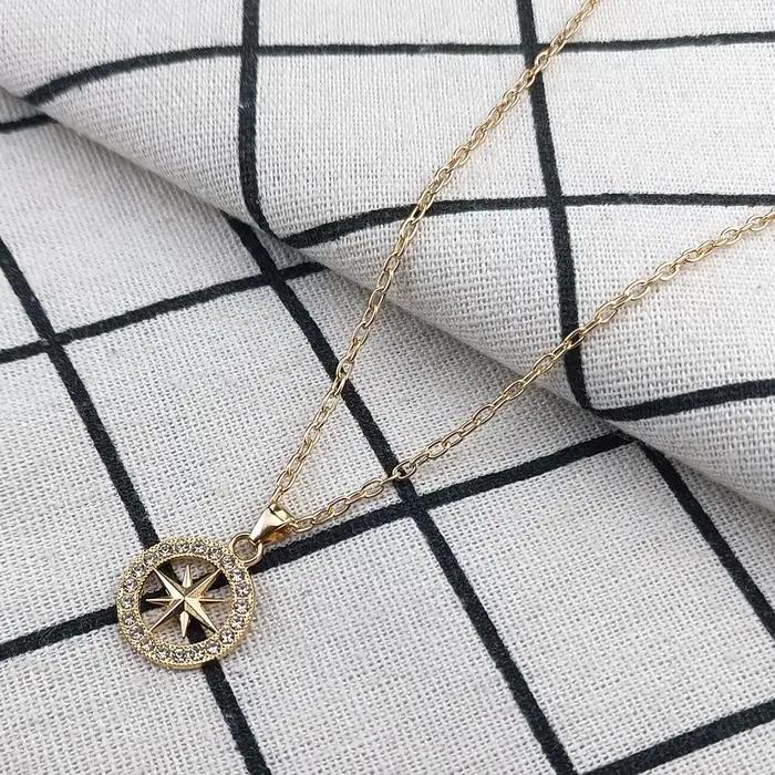 Colliers boussole KPOP CZ, collier boussole hip-hop imperméable pour hommes, pendentif SKZ STAY, cadeaux pour amis