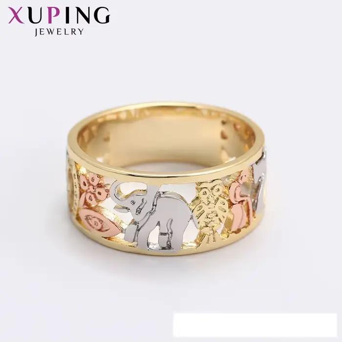 Xuping – bague Design de charme populaire pour femmes, bijoux à la mode, couleur or multicolore, A00909231