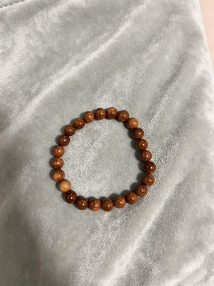 Bracelet à boucle unique en graines de Kuke polies naturelles pour hommes et femmes