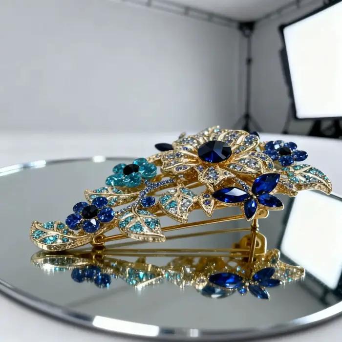 Broches de style baroque, design floral vintage de luxe pour hommes et femmes, bijoux et accessoires de mode