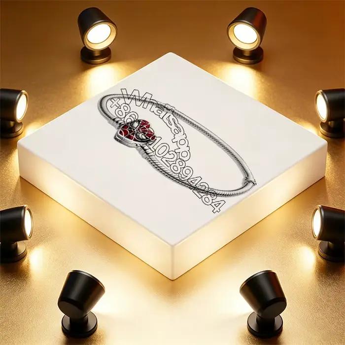 Le nouveau bracelet en argent 925 de DYAI est charmant pour les femmes. Designs en forme de cœur adaptés au bricolage, à porter au quotidien ou comme cadeaux de fête, bijoux luxueux