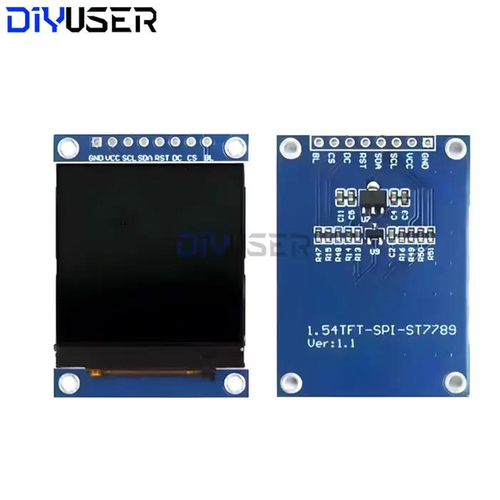 Écran TFT IPS HD 1,54 pouces 240x240 SPI ST7789 pour Raspberry Pi STM32 Module d'écran couleur