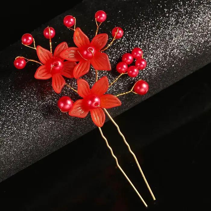 Perle de mariage beaux accessoires bijoux de cheveux épingle à cheveux pince à cheveux fleur épingle à cheveux coiffure mariée épingle à cheveux