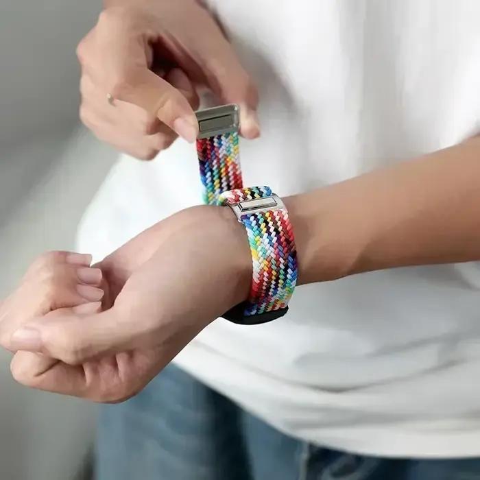 Bracelet magnétique tressé Solo Loop, 22mm 20mm, pour COROS PACE 4 3, bracelet de montre de Sport pour COROS APEX 2 Pro/PACE2/APEX 46mm 42mm