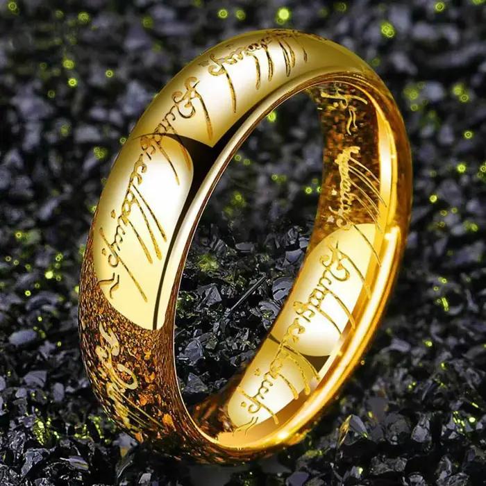 Bagues de mariage en acier inoxydable pour Couples, gravure Laser exquise, bijoux de film à la mode pour hommes et femmes, cadeaux, vente en gros