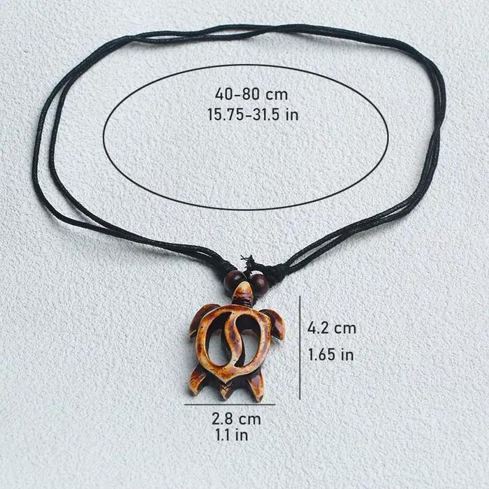 Collier pendentif tortue rétro pour hommes, breloque bricolage, personnalité de la mode, bijoux carillons, hip-hop, ensemble de veste de couple