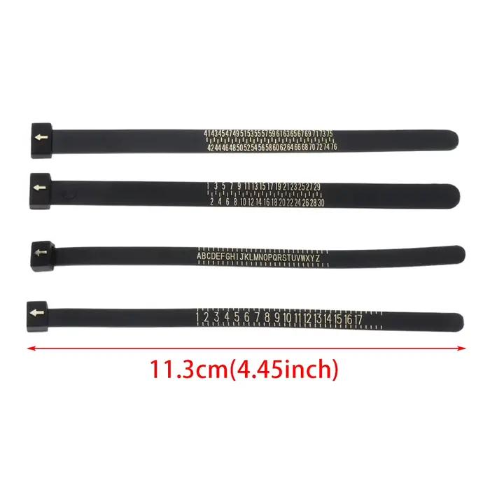 Taille de bague UK/US Officiel Britannique/Américain Doigt Mesure Jauge Hommes et Femmes TANA-Z Bijoux Accessoire Outils