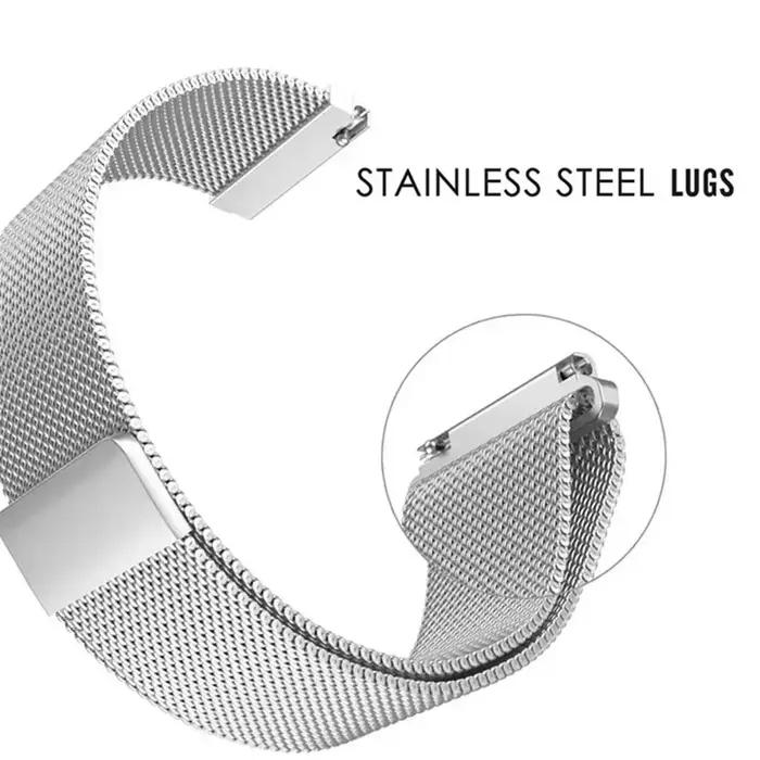 Bracelet à boucle milanaise pour Samsung Galaxy Watch, 7, 6, 5, 4, 44mm, 40mm, bande métallique magnétique, 22mm, 20mm, bracelet Galaxy Watch 4/6 Classic