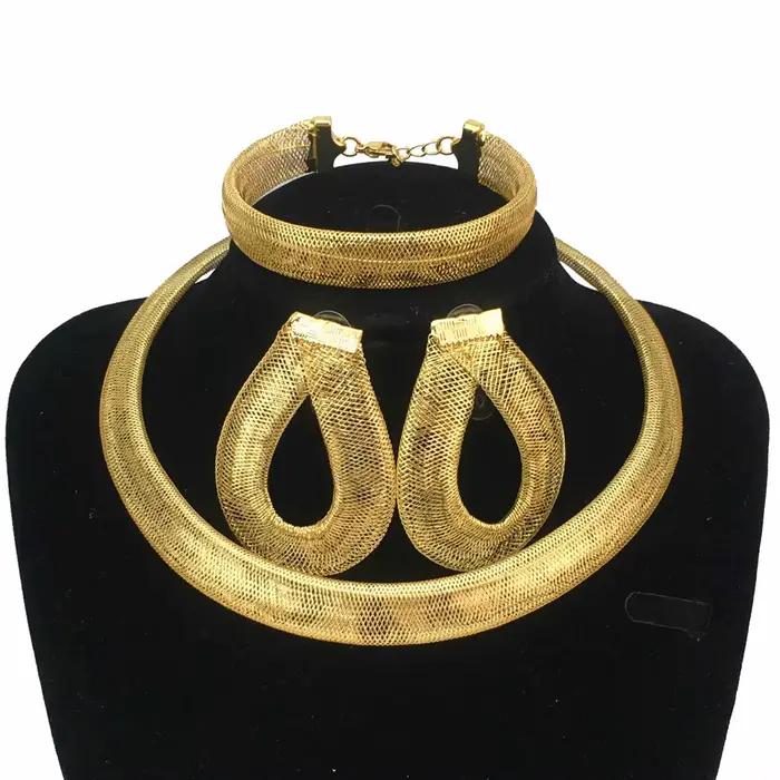 Ensembles de bijoux de mode africains pour femmes, bijoux brésiliens légers, FHK17179, nouveau, 2024