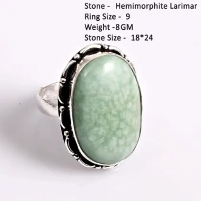 Bague en Amazonite, Agate, Charoite, Labradorite, Ambre et Améthyste authentiques, taille inférieure à 8