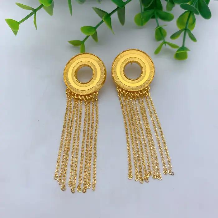 Parures de bijoux XuHuang couleur or africain, collier, boucles d'oreilles, bague à pampilles, pour mariages et fêtes, style arabe, éthiopien, nigérian, Dubaï, cadeaux, vente en gros