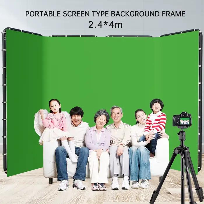 Support de fond photo SH 240x400cm avec écran vert pour la photographie et l'enregistrement vidéo