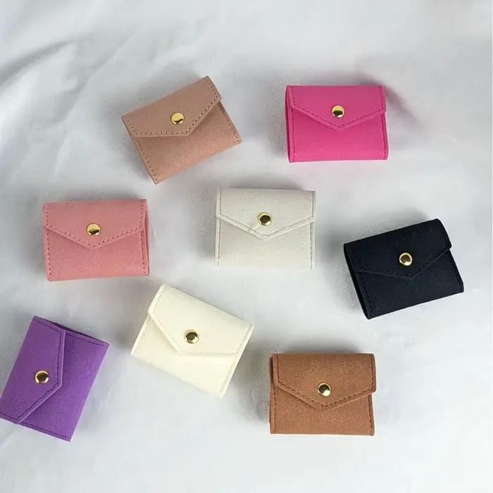 Sac de rangement de bijoux, étui en rouleau de bijoux Portable multifonctionnel, Mini sac d'exposition de bijoux de haute qualité pour cadeau de voyage