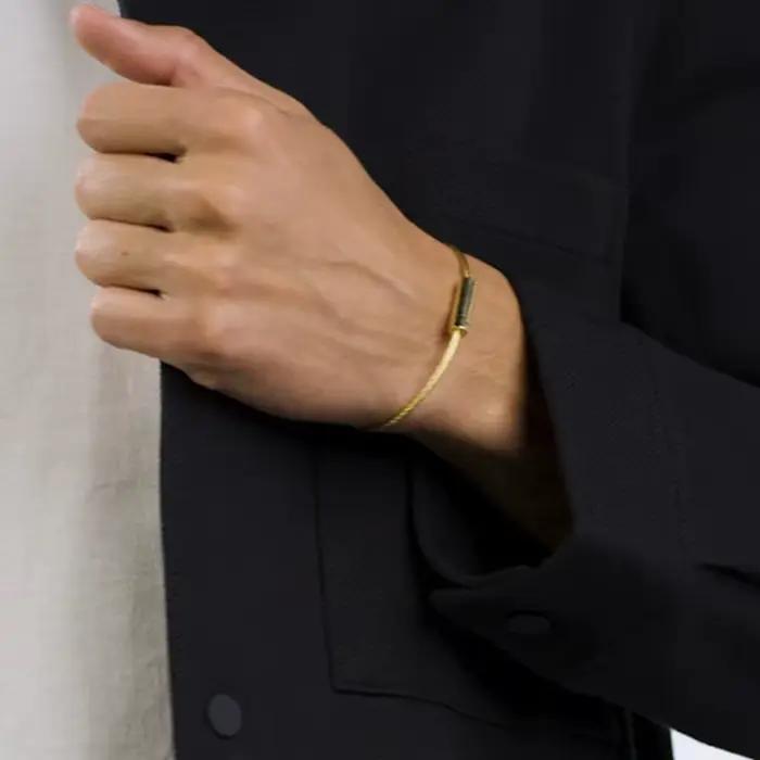 Le Gram 7g Nouveau Bracelet en Argent Sterling 925 de Haute Qualité, Bijoux Français, Bracelet Populaire pour Hommes et Femmes, Cadeau, Livraison Gratuite