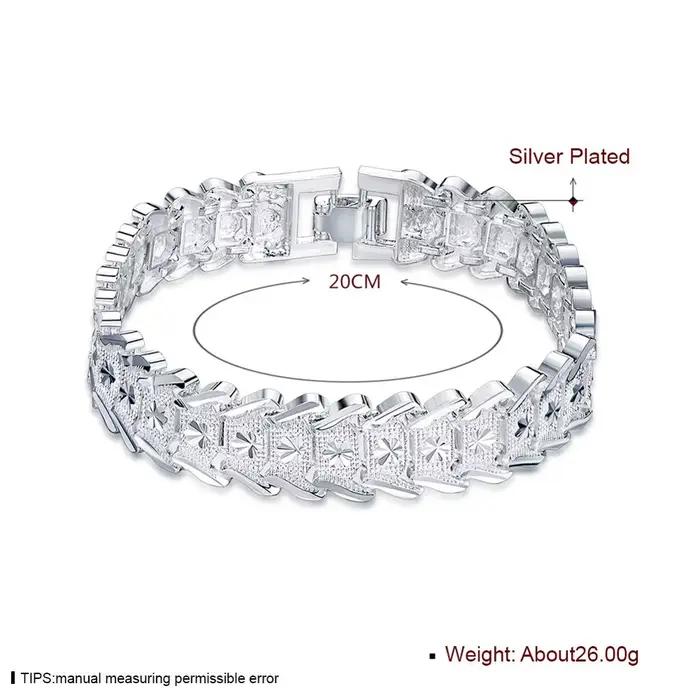 DOTEFFIL – Bracelet large en argent Sterling 925, pour femmes et hommes, bijoux à la mode pour fête de fiançailles et de mariage