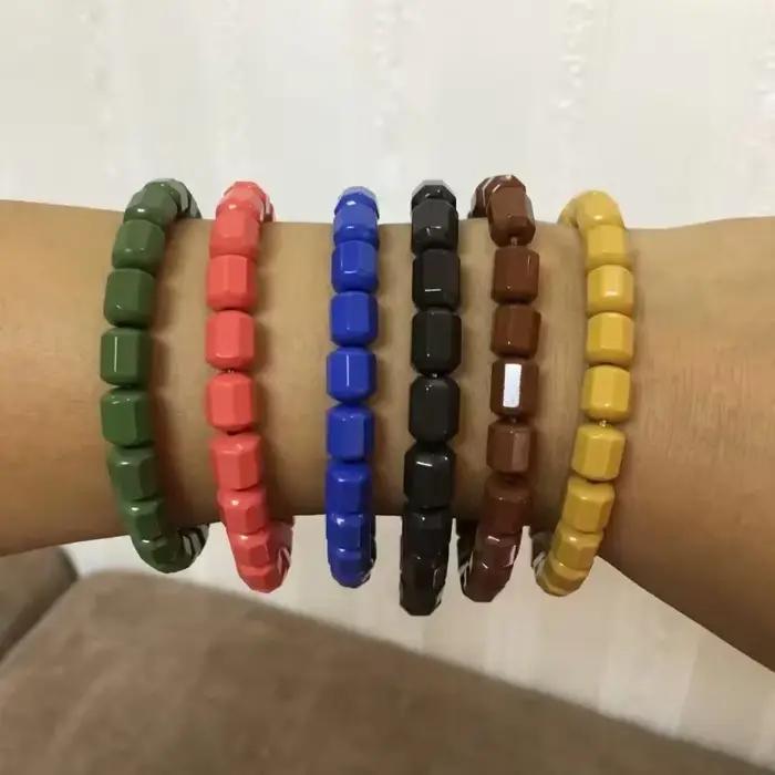 Bracelet/collier d'énergie de Tourmaline multicolore et multi-style, attelle Anti-rayonnement de physiothérapie de santé de mode de pierre d' Germanium