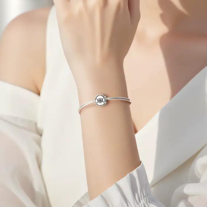925 argent Sterling Kojo Baiden oeil de dieu symboles breloque perle bijoux cadeau ajustement Original Bracelet bijoux à bricoler soi-même accessoires