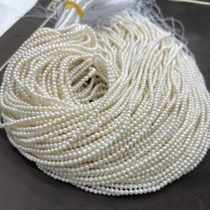 Perle d'eau douce naturelle, perle pomme de terre pour la fabrication de bijoux, accessoire pour collier, boucles d'oreilles, bracelet, DIY