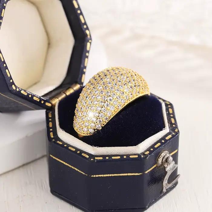 Bagues de luxe en diamant pour hommes et femmes, plaqué argent S925, or Rose 18 carats, bijoux Hip Hop pour fête d'anniversaire, cadeau de mariage
