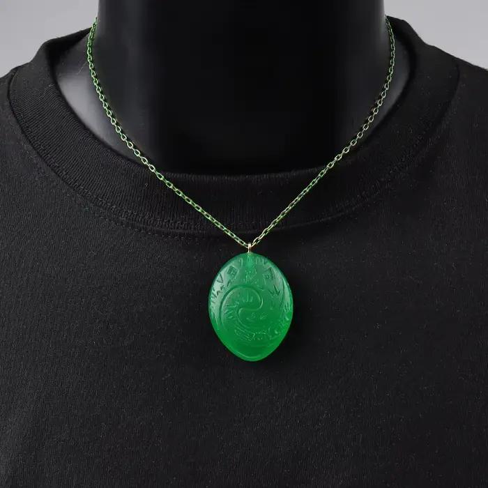 Collier princesse Moana unisexe, pendentif lumineux, cœur de Te Fiti, ras du cou, accessoires de bijoux, cadeaux pour Fans