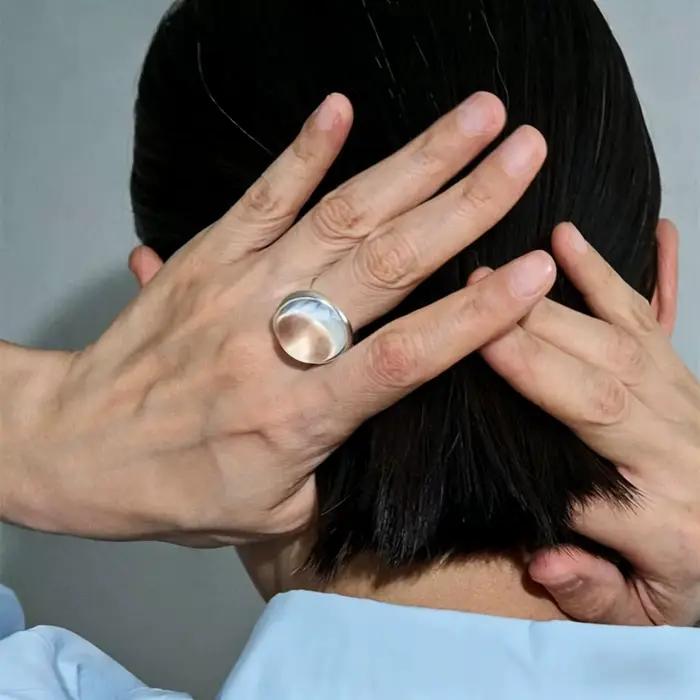 XIYANIKE – bagues réglables en cristal transparent élégantes pour femmes et filles, nouveaux bijoux à la mode, cadeau de fête, vente en gros